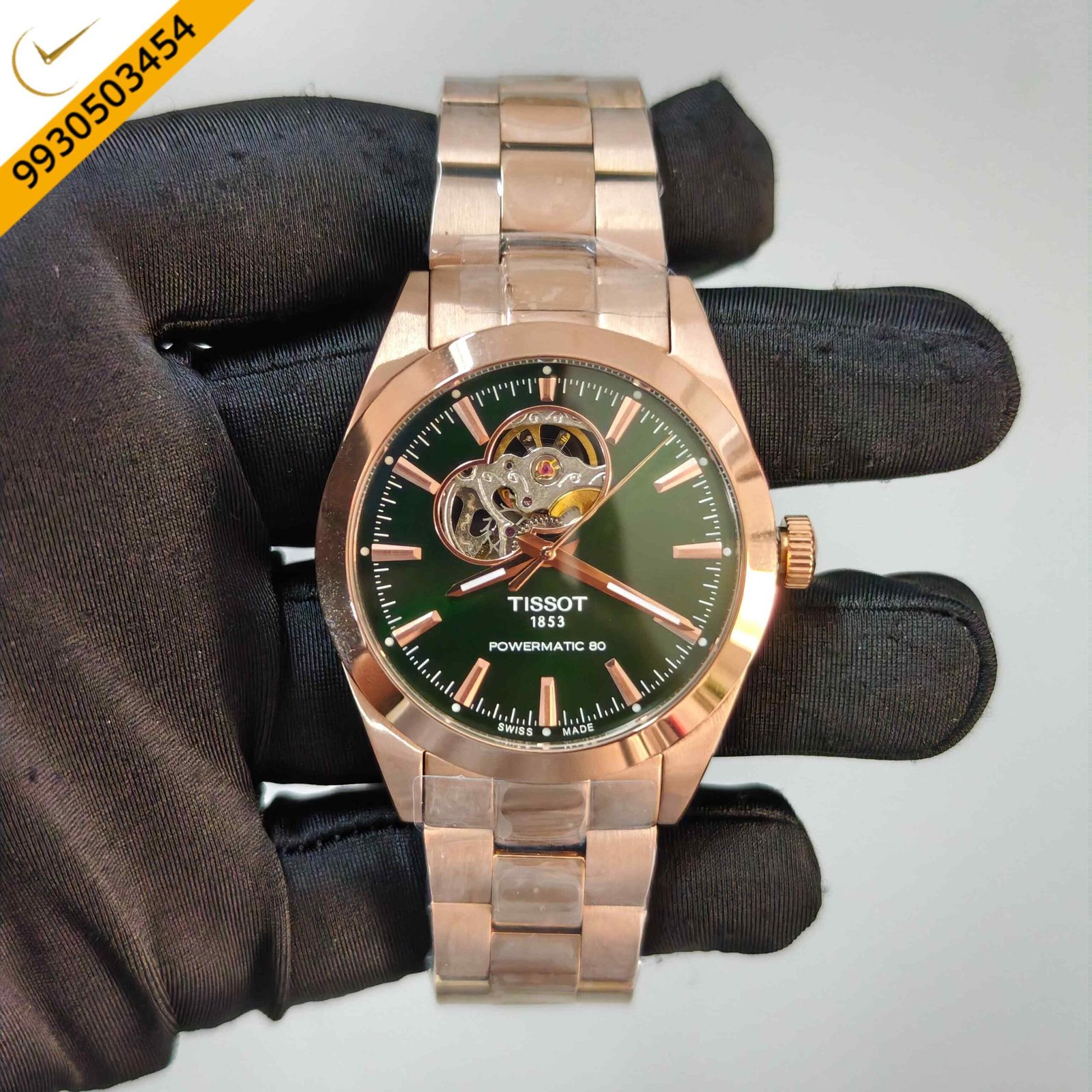 Swiss Automatic Open Heart Watch