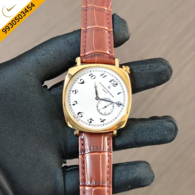 Vacheron Constantin Historiques American 1921 Yellow Gold White Dial Swiss Automatic Watch