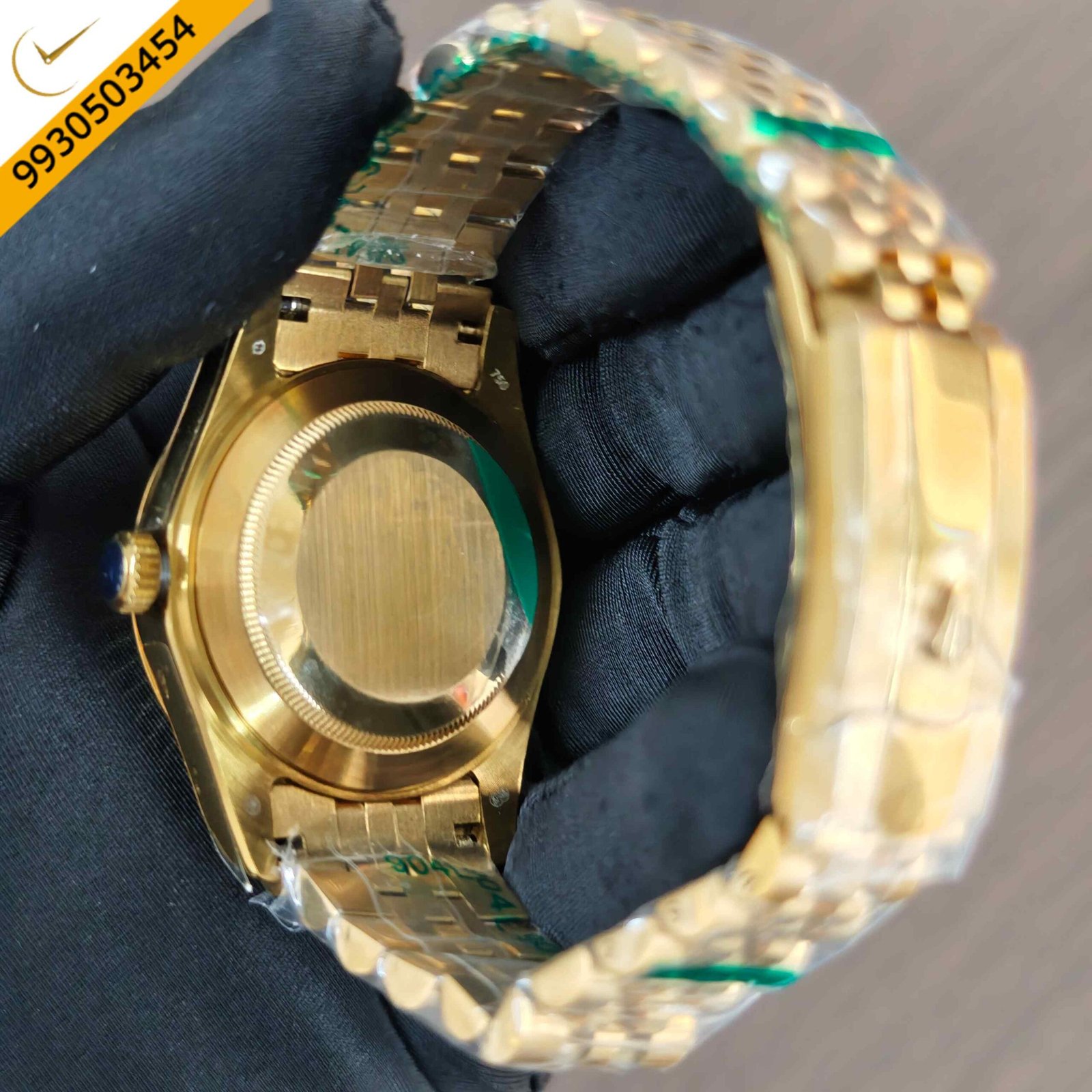 Rolex Sky-Dweller Oyster Perpetual Green Dial Swiss Automatic Watch - Image 3