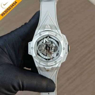 Hublot Big Bang UNICO Sang II Titanium Grey Dial Gery Rubber Strap Swiss Watch