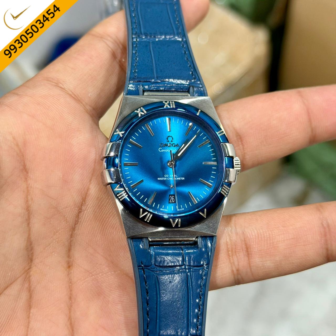 Authentic OMEGA Constellation 41mm Silver Bezel