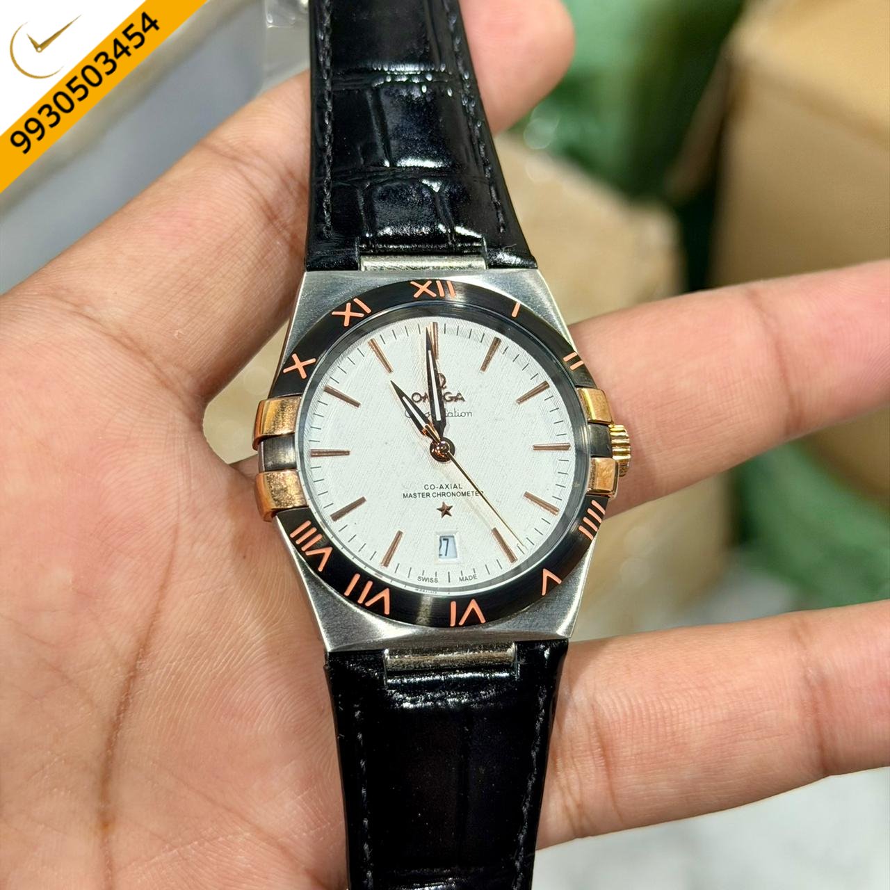 Luxury Swiss Master Chronometer White Dial Watch