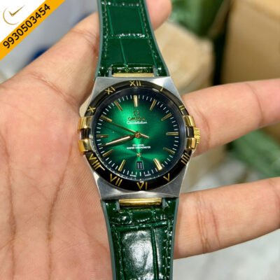Luxury Swiss Automatic Green Dial Watch