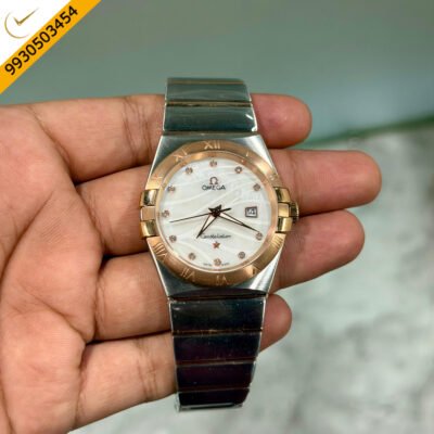 Iconic Omega Constellation White Dial Watch
