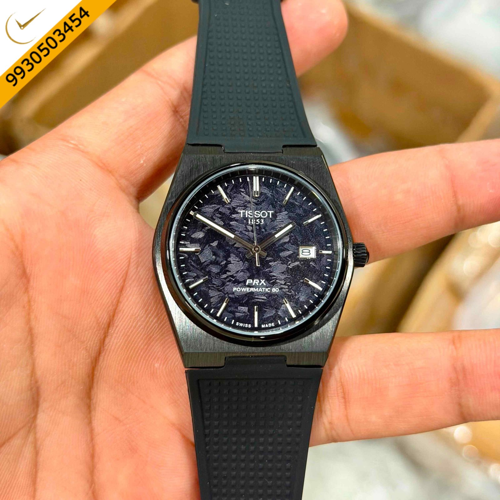 Powermatic 80 Carbon Finish Luxury Watch