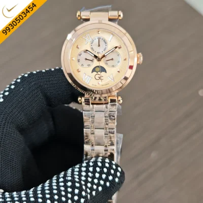 Luxury Full Rose Gold Dial Wristwatch
