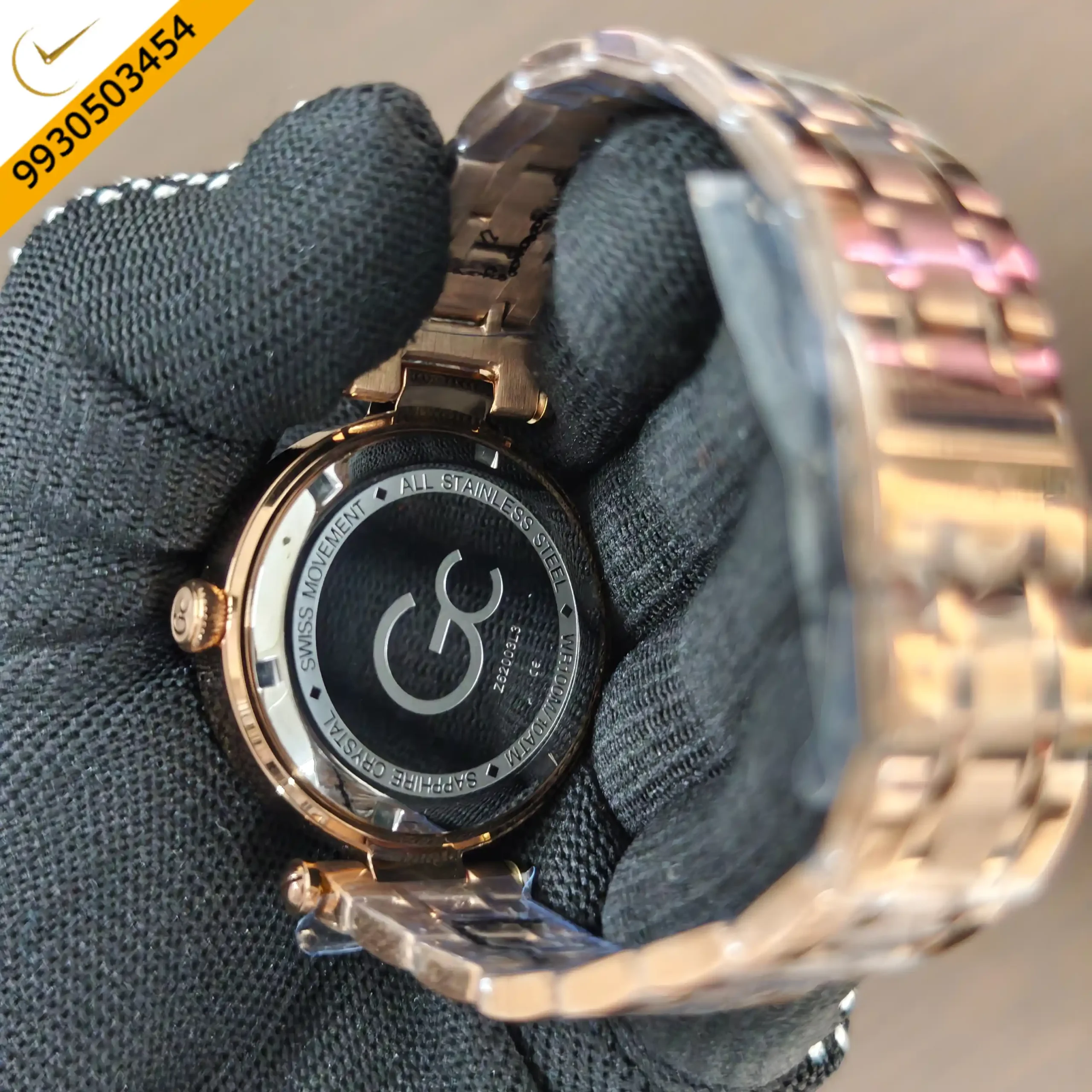 Gc TopChic Mid Size Full Rose Rold Dial Swiss Watch - Image 2