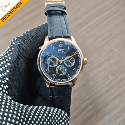 IWC Schaffhausen Portugieser Perpetual Calendar 42 Black Dial Swiss Automatic Watch