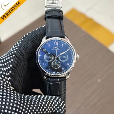 IWC Schaffhausen Portugieser Perpetual Calendar 42 Black Dial Swiss Automatic Watch