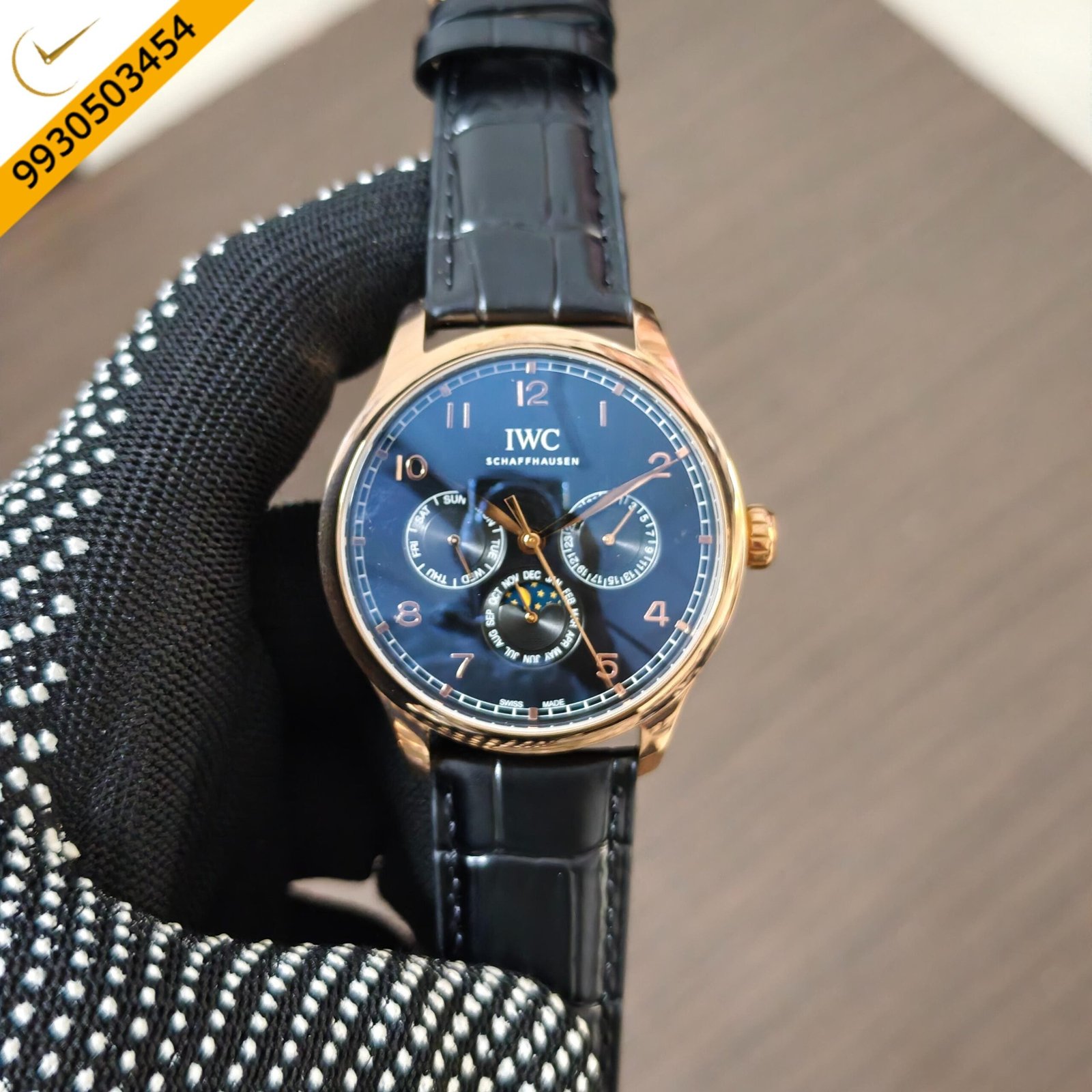 IWC Schaffhausen Portugieser Perpetual Calendar 42 Blue Dial Swiss Automatic