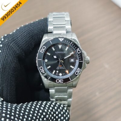 Longines HydroConquest Black Dial Swiss Automatic Watch