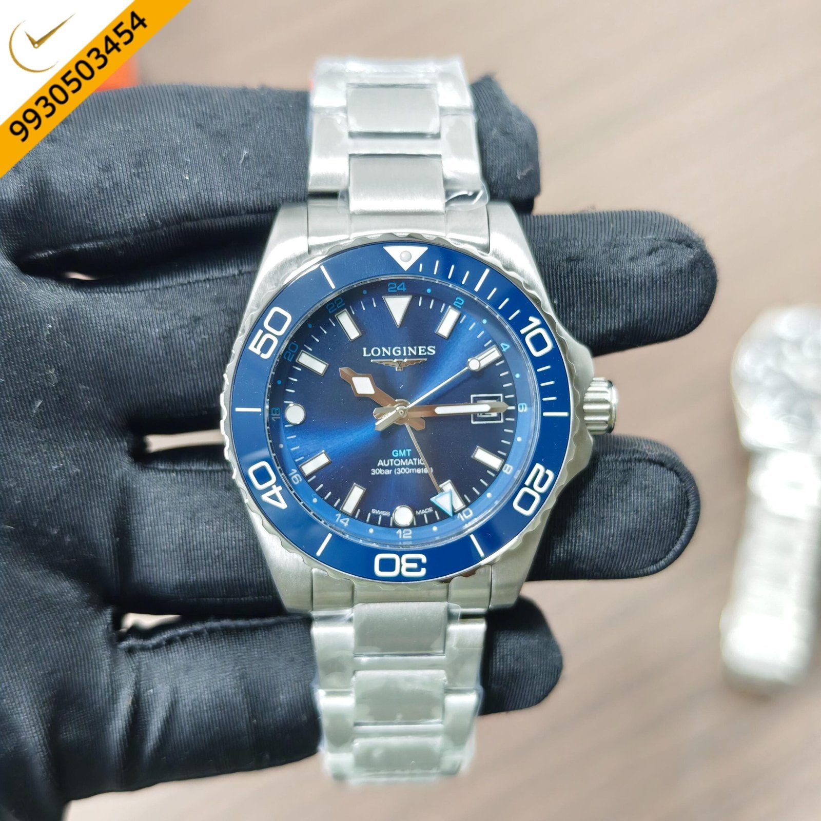 Longines HydroConquest Steel Blue Dial Swiss Automatic Watch