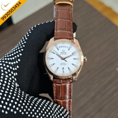 Omega Seamaster Aqua Terra 150M Co-Axial Day-Date White Dial Swiss automatic Watch