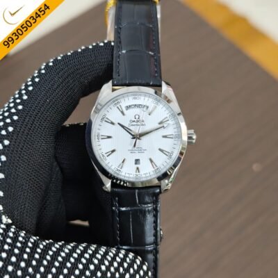 Omega Seamaster Aqua Terra 150M Co-Axial Day-Date White Dial Swiss automatic Watch