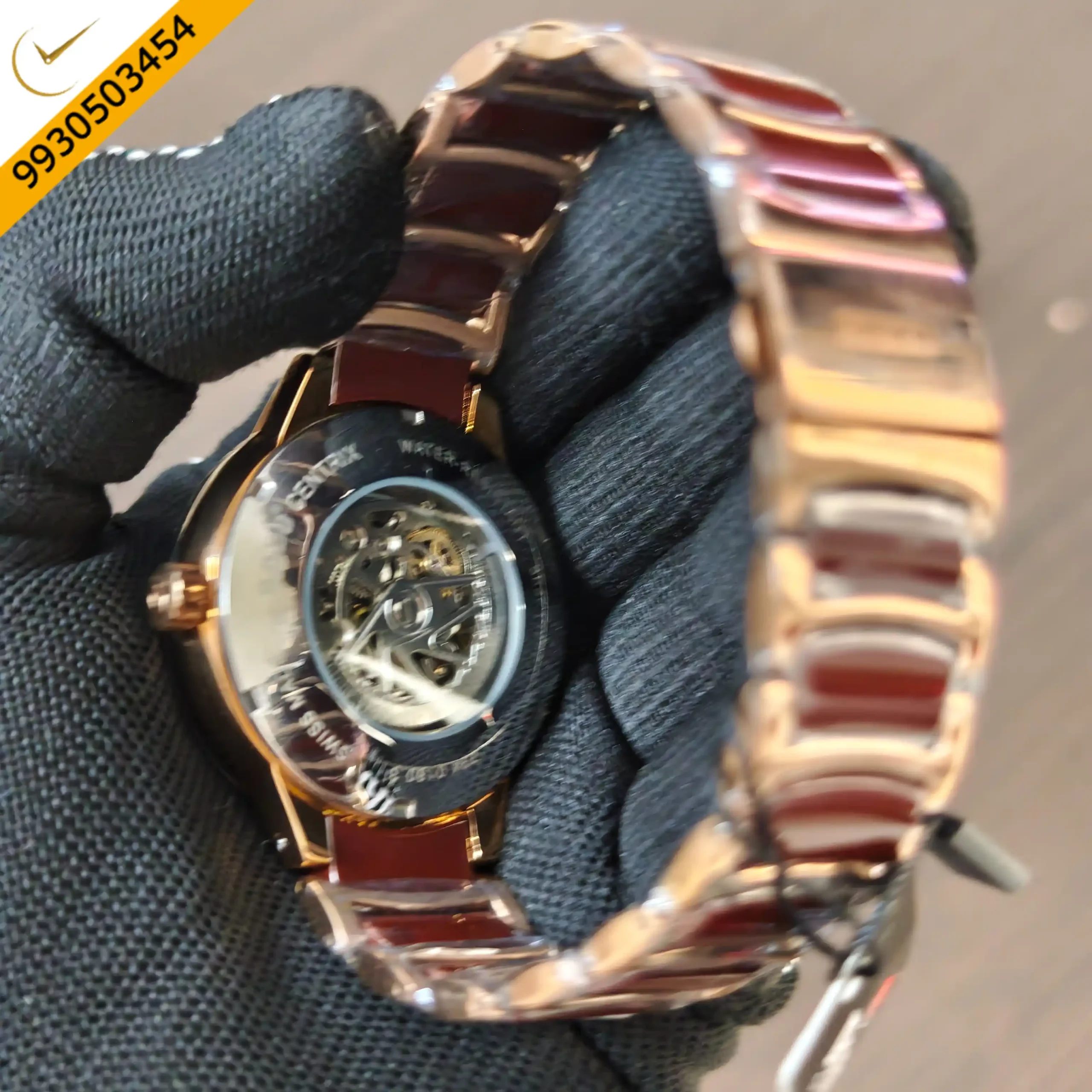 Rado Centrix Diamonds Open Heart Brown Dial Swiss Automatic Watch - Image 2