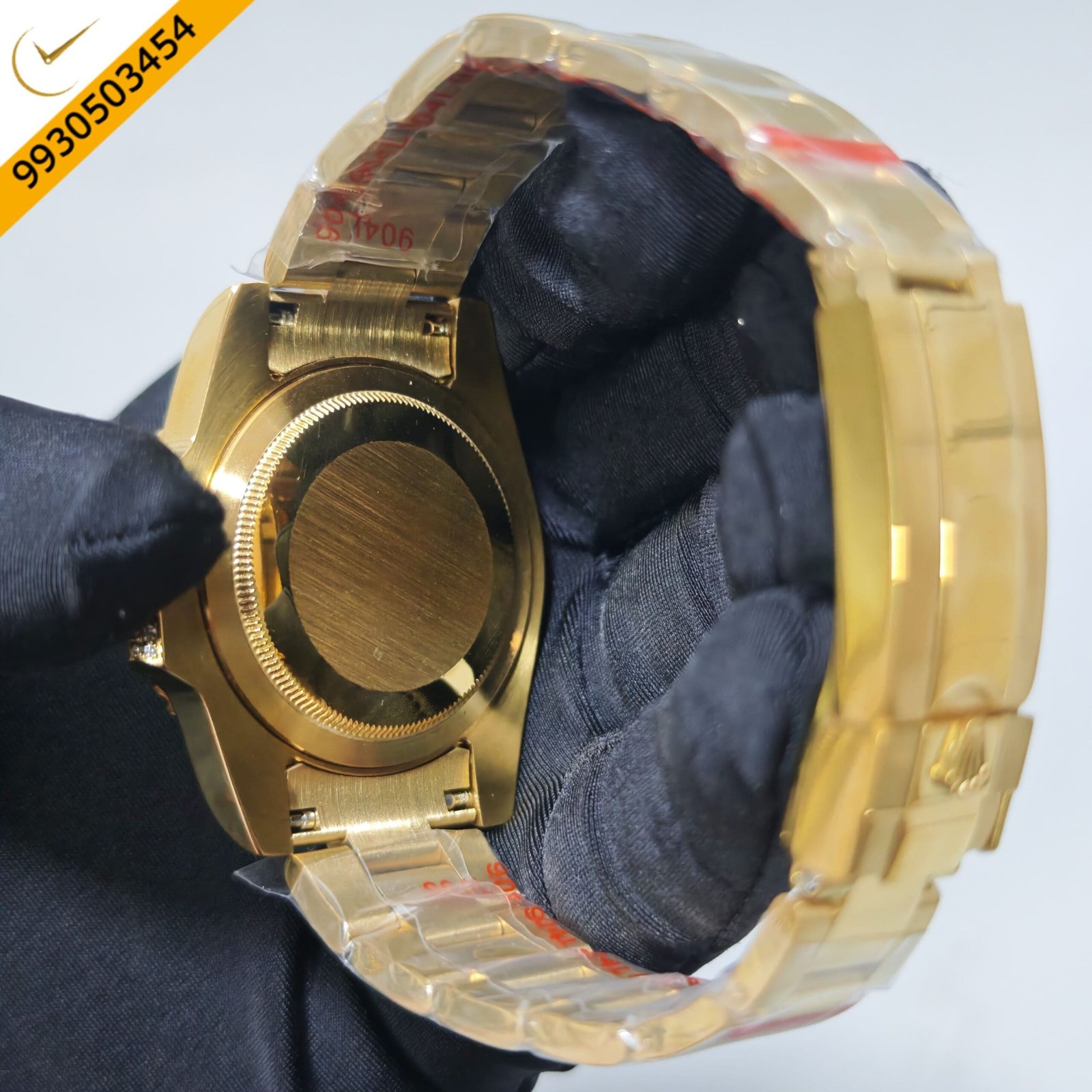 Rolex GMT-Master II Polished gold Full Diamond Dial Swiss Automatic Watch - Image 2