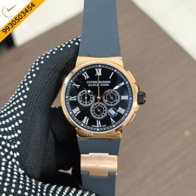 Ulysse Nardin Chronograph Black Dial Swiss Quartz Watch