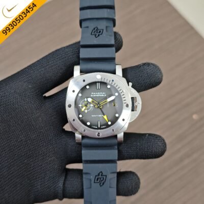 Panerai Submersible Navy SEALs Black Dial Rubber Strap Swiss Automatic Watch