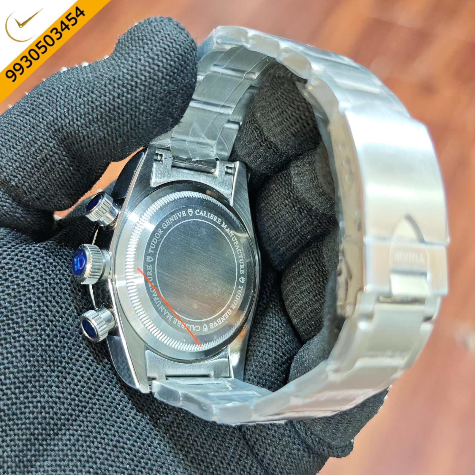 Tudor Black Bay Chronograph Steel Yellow Dial Stainless Steel jubilee strap Swiss Automatic Watch - Image 3